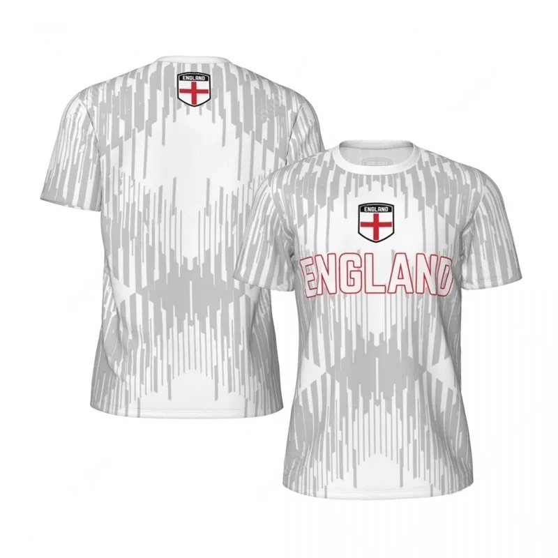 Badminton England - Engeland Voetbal T-shirt Mannen Sneldrogende 3d