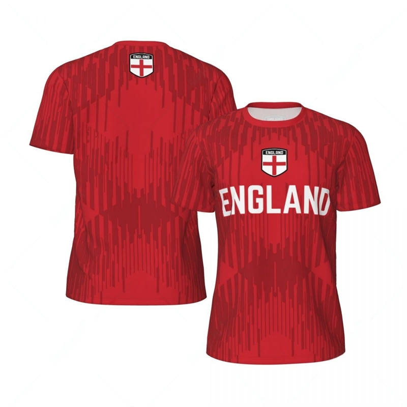 Badminton England - Engeland Voetbal T-shirt Mannen Sneldrogende 3d