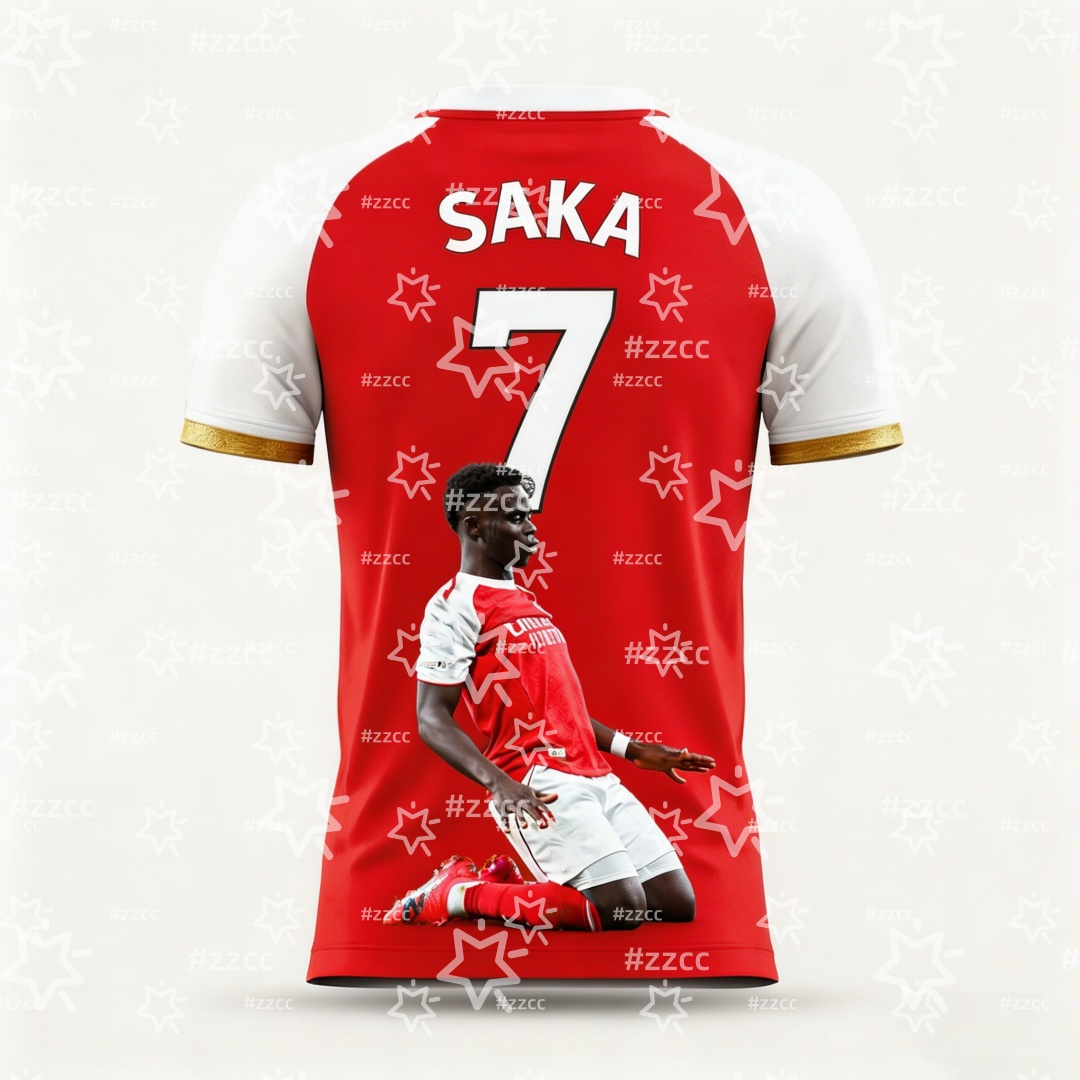 Badminton England - 2026 Bukayo Saka Engeland Team Voetbalshirt