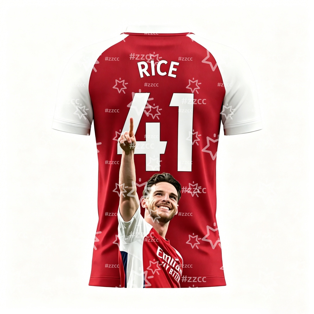 Badminton England - 2026 Declan Rice Engeland Team Voetbalshirt