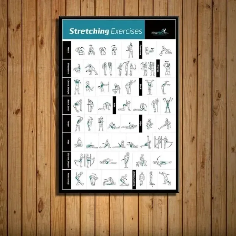 Body Exercise Training Chart G - Badminton Poster recensie en prijs