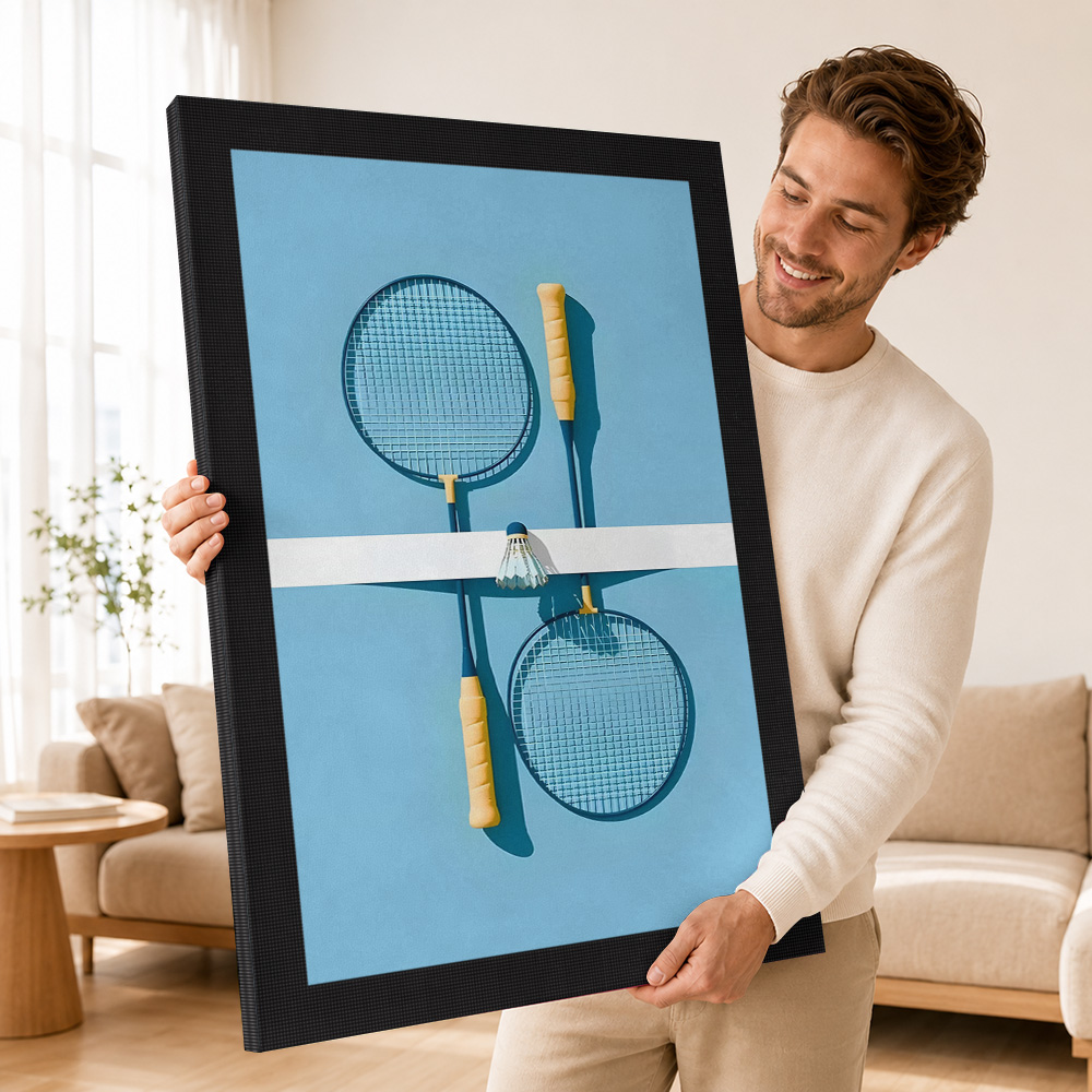 Badmintonrackets en shuttles s - Badminton Poster recensie en prijs