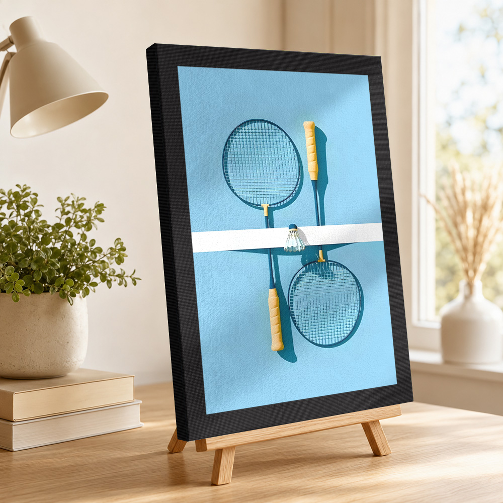 Badmintonrackets en shuttles s - Badminton Poster recensie en prijs