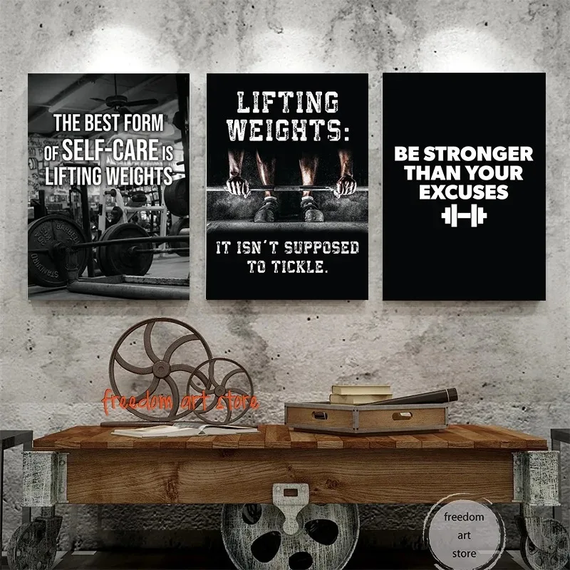 Gym Motivatie Spier Man Bodybu - Badminton Poster recensie en prijs