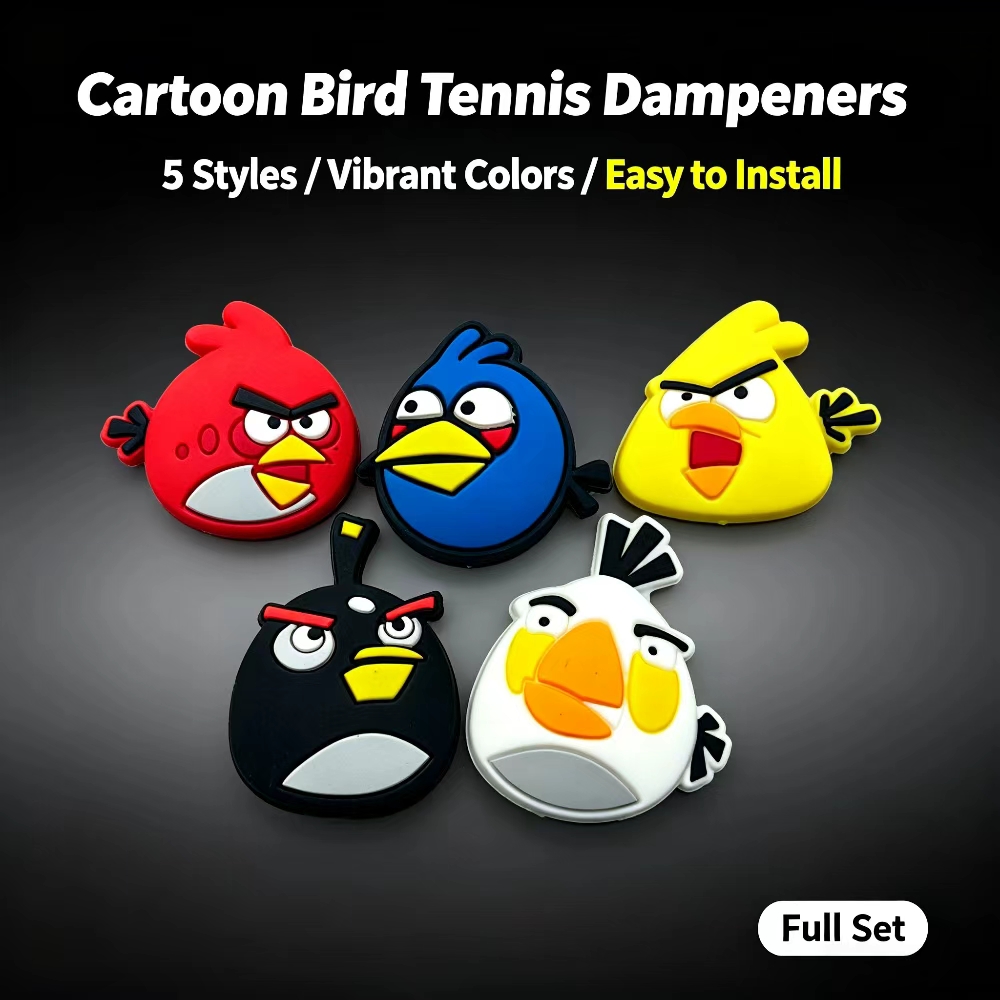 5PCS Cartoon Vogelvorm Tennis  - Badminton Anime recensie en prijs