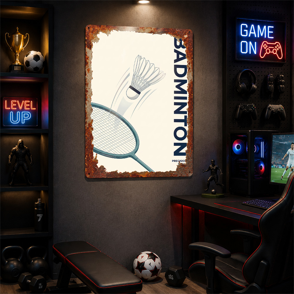 Minimalistische badminton spor - Badminton Poster recensie en prijs